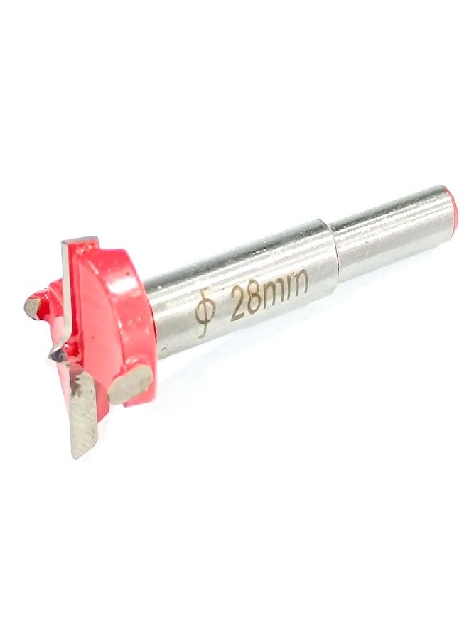 UpToDateTools Forstner Drill Bits 28mm, Tungsten Carbide Wood Hole Saw Auger Opener, Woodworking Hinge Hole Drilling Boring Bit Cutter,Round Hole Drill Bit for Wood - Image 2